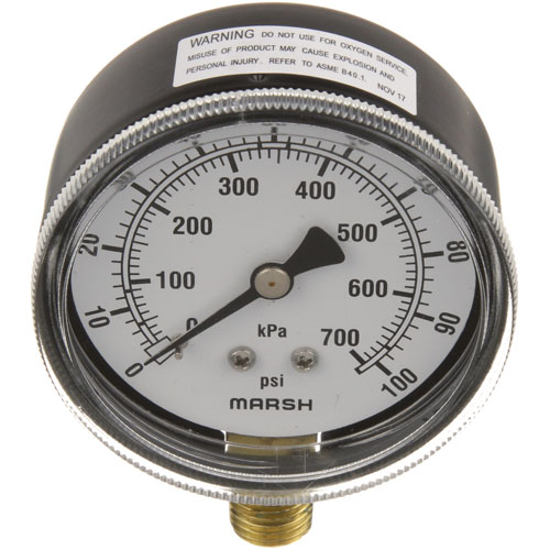 (image for) Middleby Marshall A12414 PRESSURE GAUGE 2-1/2, 0-100PSI